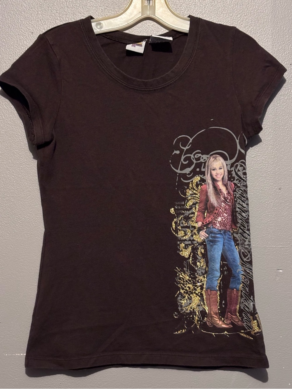 Y2K Hannah Montana Brown T-Shirt